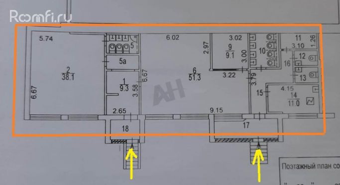 Аренда помещения свободного назначения 100 м², улица Александры Монаховой - фото 2