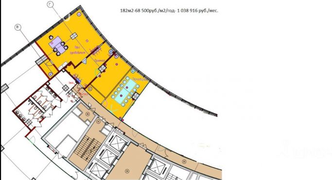 Аренда офиса 182 м², Одесская улица - фото 4