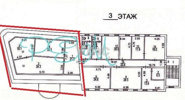 Аренда офиса 96.7 м², Николоямская улица - фото 2
