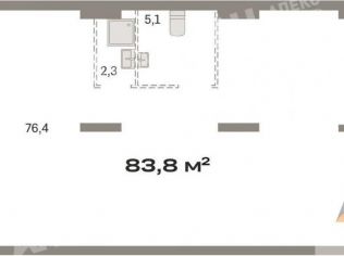 Продажа помещения свободного назначения 84 м²