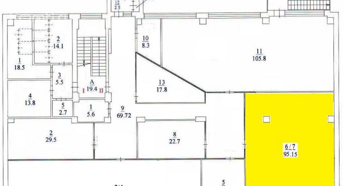 Аренда офиса 95.2 м², Алтуфьевское шоссе - фото 1