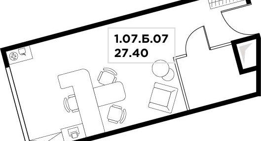 Продажа офиса 27.4 м², улица Маршала Прошлякова - фото 2