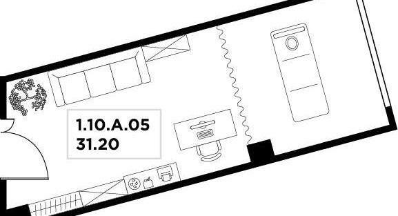 Продажа офиса 31.2 м², улица Маршала Прошлякова - фото 2
