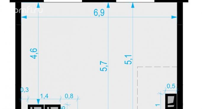 Продажа офиса 36.2 м², Выборгская улица - фото 2