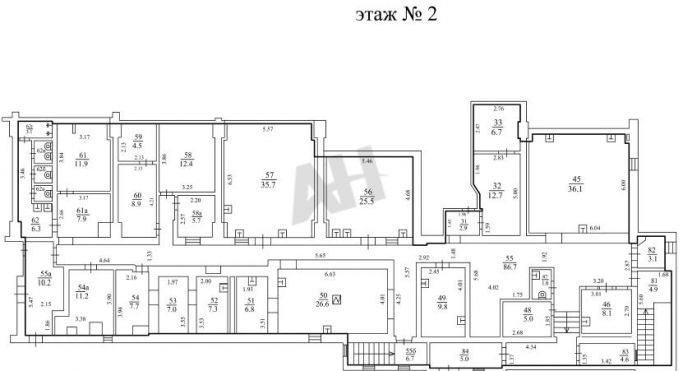 Аренда помещения свободного назначения 837 м², улица Крылатские Холмы - фото 3