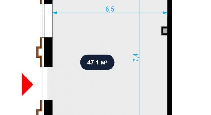 Аренда помещения свободного назначения 47 м², Выборгская улица - фото 2