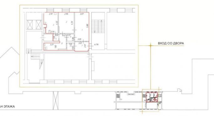 Аренда помещения свободного назначения 65 м², проспект Мира - фото 1