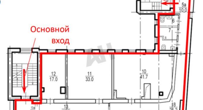 Аренда офиса 597 м², Малый Каретный переулок - фото 2