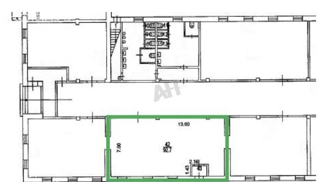 Аренда помещения свободного назначения 95 м², Комсомольский проспект - фото 2
