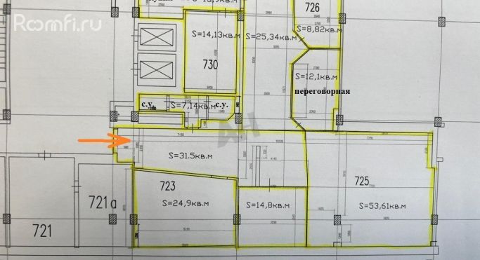 Аренда помещения свободного назначения 208 м², Профсоюзная улица - фото 2