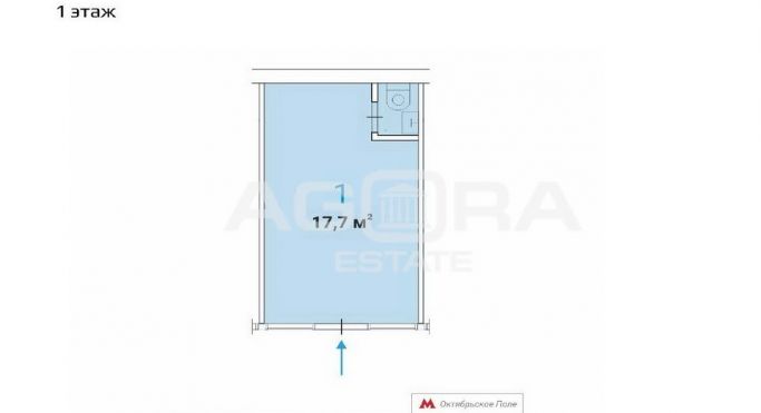 Продажа торгового помещения 17.7 м², улица Маршала Бирюзова - фото 3