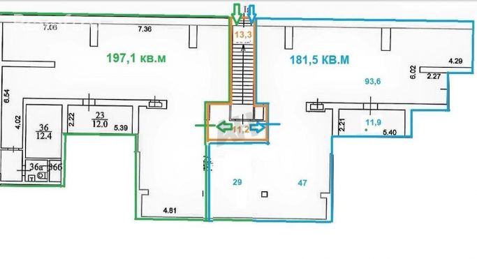 Аренда помещения свободного назначения 379 м², Ладожская улица - фото 2