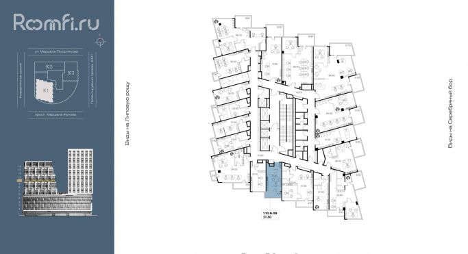 Продажа офиса 25.4 м², улица Маршала Прошлякова - фото 3