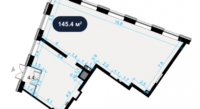 Продажа помещения свободного назначения 145.4 м², улица Народного Ополчения - фото 2