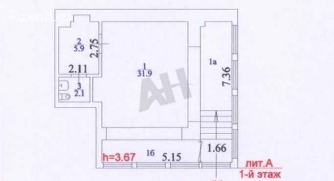 Продажа помещения свободного назначения 58 м², Большая Семёновская улица - фото 2