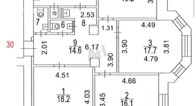 Аренда помещения свободного назначения 103 м², Малый Николопесковский переулок - фото 2