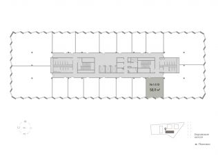 Продажа офиса 58.9 м²