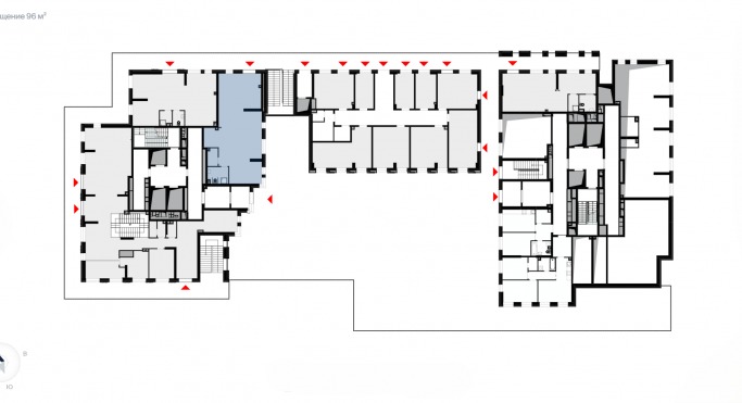 Аренда помещения свободного назначения 96 м², улица Генерала Глаголева - фото 3