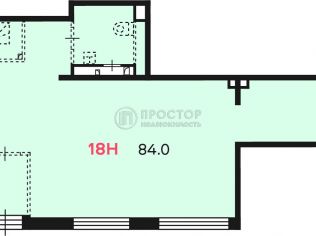 Аренда помещения свободного назначения 84 м²