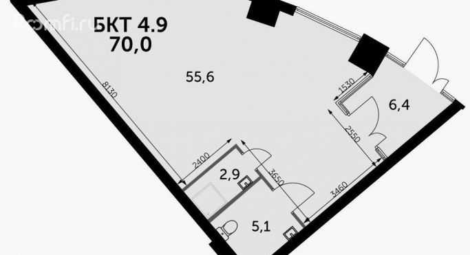 Аренда помещения свободного назначения 70 м², улица Шеногина - фото 1