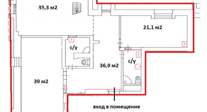 Аренда помещения свободного назначения 256 м², Романов переулок - фото 2