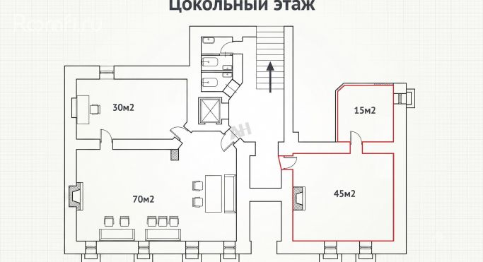 Аренда помещения свободного назначения 75 м², Малый Каковинский переулок - фото 3
