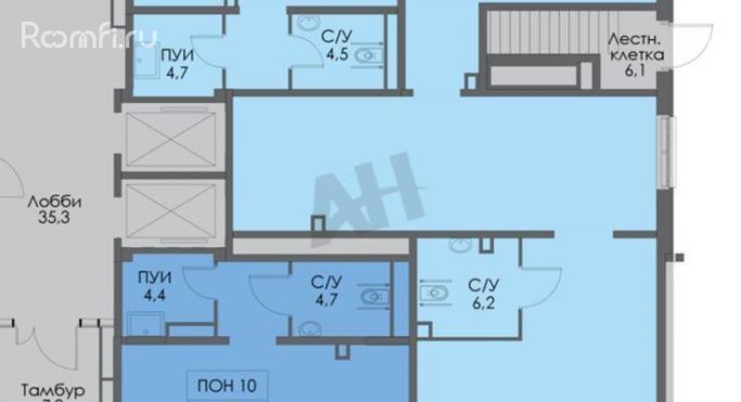 Аренда помещения свободного назначения 185 м², проспект Куприна - фото 1