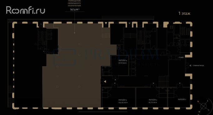 Продажа помещения свободного назначения 768 м², 1-я Тверская-Ямская улица - фото 2