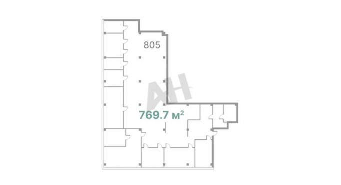 Аренда офиса 780 м², Верейская улица - фото 3