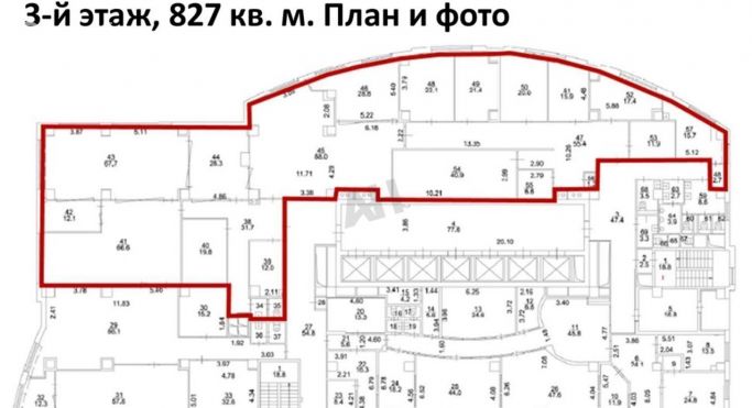 Аренда офиса 828 м², улица Ивана Франко - фото 1