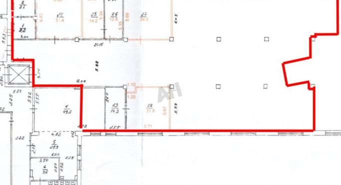Аренда офиса 601 м², Полковая улица - фото 2