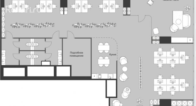 Продажа офиса 287.4 м², 3-я Хорошёвская улица - фото 1
