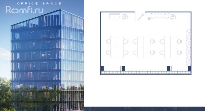 Продажа офиса 85.9 м², улица Алексея Свиридова - фото 1