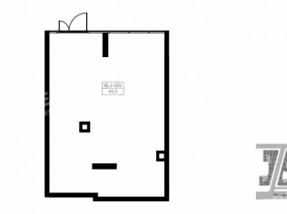 Продажа помещения свободного назначения 46 м²