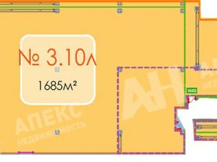 Продажа помещения свободного назначения 1685 м²