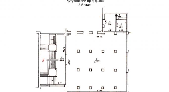 Продажа торгового помещения 644.6 м², Кутузовский проспект - фото 1