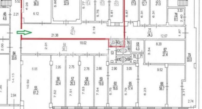 Аренда офиса 162 м², улица Подольских Курсантов - фото 2
