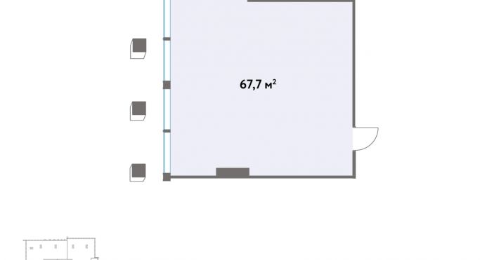 Продажа офиса 67.7 м² - фото 2