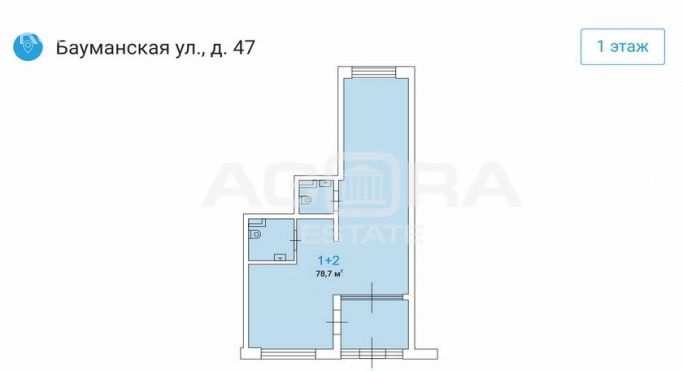 Аренда помещения свободного назначения 78.7 м², Бауманская улица - фото 3