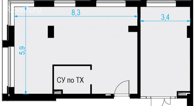 Аренда помещения свободного назначения 68 м², Отрадная улица - фото 2