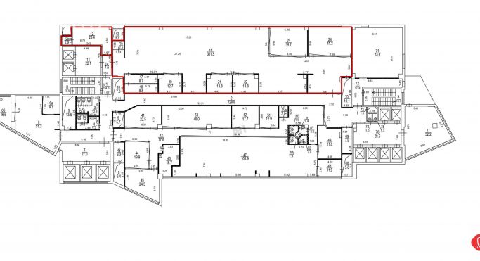 Аренда офиса 558 м², Новинский бульвар - фото 2