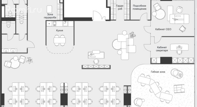 Продажа офиса 290.4 м², 3-я Хорошёвская улица - фото 1