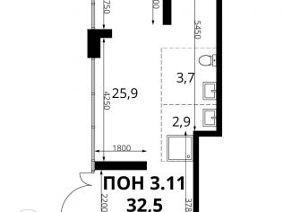 Продажа помещения свободного назначения 32.5 м²