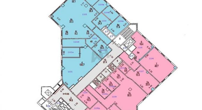 Аренда офиса 845 м², улица Обручева - фото 3