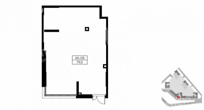 Продажа помещения свободного назначения 79 м², улица Эдварда Грига - фото 2