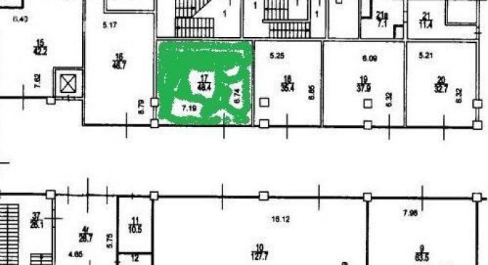 Аренда торгового помещения 48 м², Зелёный проспект - фото 1