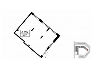 Продажа помещения свободного назначения 69.4 м²