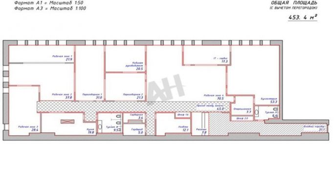 Аренда офиса 474 м², Третье транспортное кольцо - фото 2