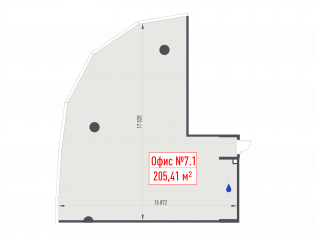 Продажа офиса 205.4 м²