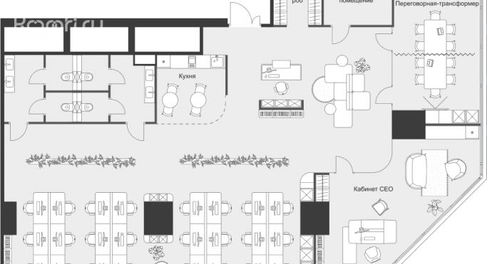 Продажа офиса 243.5 м², 3-я Хорошёвская улица - фото 5